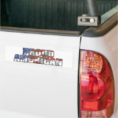 USA-Flown Proud American Autoaufkleber (Auf Lkw)