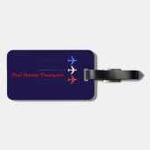 USA - Flugreise Gepäckanhänger (Rückseite horizontal)