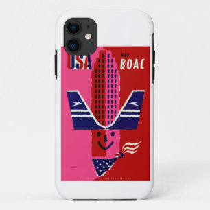 USA ~ Fly BOAC Case-Mate iPhone Hülle