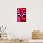 USA ~ Fly BOAC Poster (Küche)