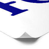 USA Football mit Text Poster (Ecke)