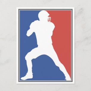 USA Football Player T - Shirt und Geschenke Postkarte