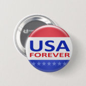 USA Forever Button (Vorne & Hinten)