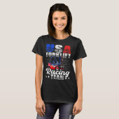 USA Forklift Operator Racing Team Warehouse T-Shirt (Vorne ganz)