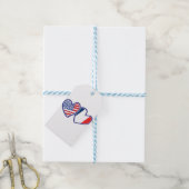 USA - Frankreich - Liebe Geschenkanhänger (Mit Garn)