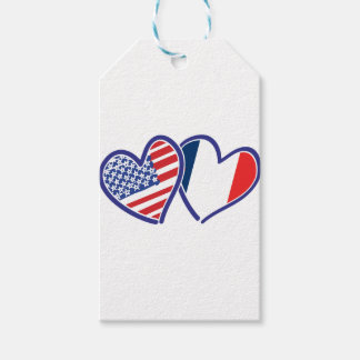 USA - Frankreich - Liebe Geschenkanhänger