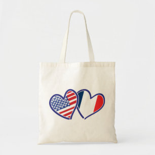 USA - Frankreich - Liebe Tragetasche