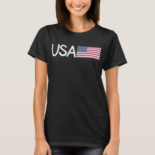 USA Frauen Männer Kinder Amerikanische Flagge Patr T-Shirt