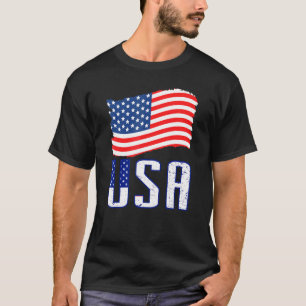 USA Frauen Männer Kinder Patriotische amerikanisch T-Shirt