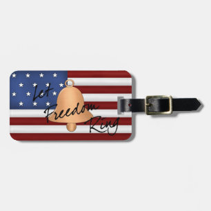 USA Freedom Flag Gepäck Tag Gepäckanhänger