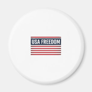 USA Freedom Patriotic Flagge Stil Vektor Design_1 Magnet