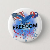 USA Freiheit Button (Vorderseite)