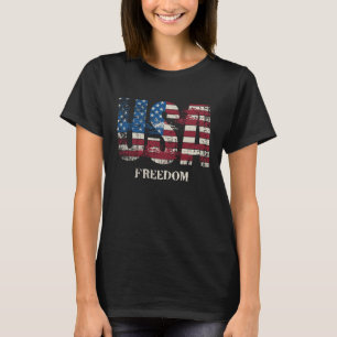 USA - FREIHEIT ROT, WEISS UND BLAU PATRIOTISCH T-Shirt