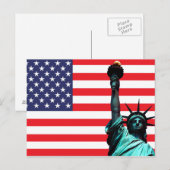 USA-Freiheits-Postkarten Postkarte (Vorne/Hinten)