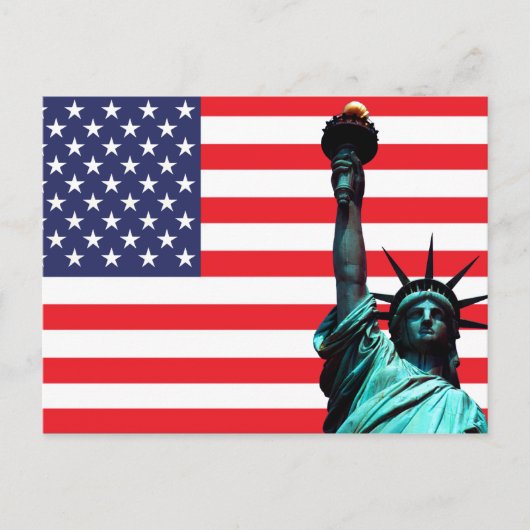 USA-Freiheits-Postkarten Postkarte (Vorderseite)