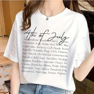 USA-Freiheits-Shirt, 4.-Juli-Patrioten-Shirt T-Shirt