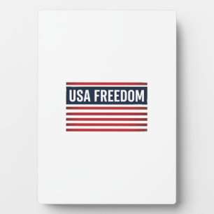 USA-Freiheitspatriotische Flagge Stil Vektor Desig Fotoplatte