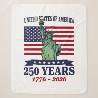 USA Freiheitsstatue 250 Jahre 1776-2026 Sherpadecke