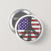 USA-Friedensbutton Button (Vorne & Hinten)