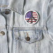 USA-Friedensbutton Button (Beispiel)