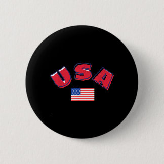 USA Frohes 4. Juli Feier Unabhängigkeitstag Button