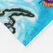 USA Fun Map Fleece Blanket (Ecke)