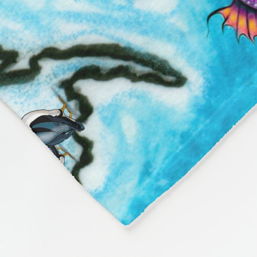 USA Fun Map Fleecedecke (Ecke)