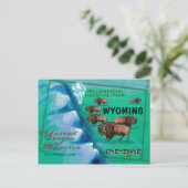 USA Fun Map Postkarte (Stehend Vorderseite)