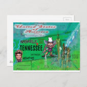 USA Fun Map Postkarte (Vorne/Hinten)