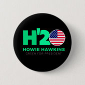 USA für Howie Hawkins 2020 Button (Vorderseite)