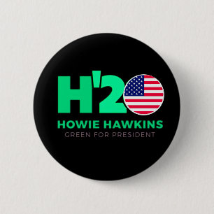 USA für Howie Hawkins 2020 Button