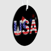 USA für Weihnachten Ornament (Vorderseite)