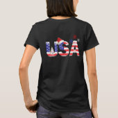 USA für Weihnachten T-Shirt (Rückseite)