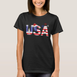 USA für Weihnachten T-Shirt