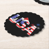 USA für Weihnachten Untersetzer (angewinkelt)