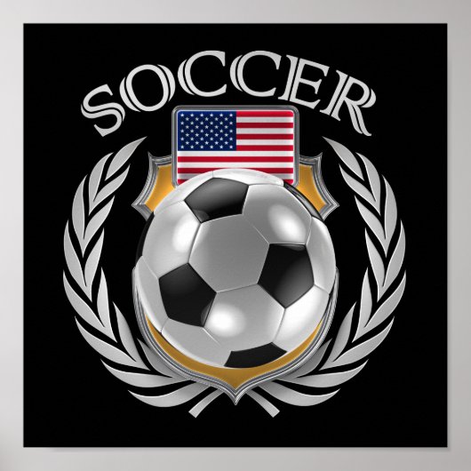 USA Fußball 2016 Fangerät Poster (Vorne)