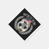USA Fußball 2016 Fangerät Serviette (Ecke)