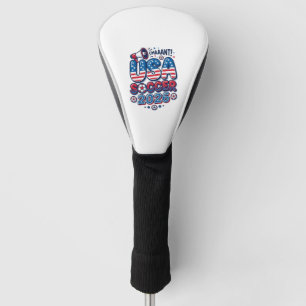 USA Fußball 2026 Fußball Fett Land Typografie Tra Golf Headcover