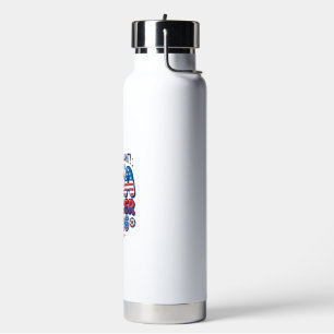 USA Fußball 2026 Fußball Fett Land Typografie Tra Trinkflasche