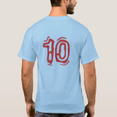 USA-Fußball 2 T-Shirt (Rückseite)