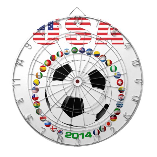 USA-Fußball 4017 Dartscheibe (vorne)