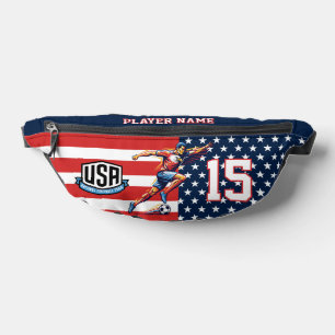 USA Fußball-Adler Athlet Patriotische Nationalmann Bauchtasche