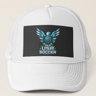 USA Fußball Adler Neon Trucker Hut Truckerkappe
