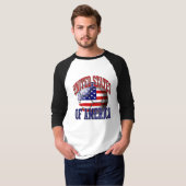 USA-Fußball-Ball-T - Shirt (Vorne ganz)