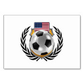 USA Fußball Champions Tischnummer (Rückseite)