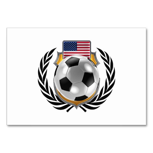 USA Fußball Champions Tischnummer (Vorderseite)
