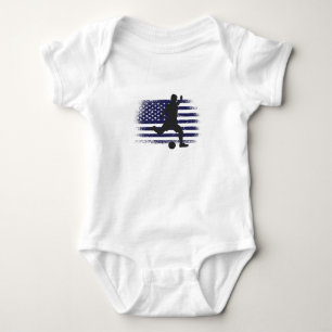 USA Fußball Fan Jersey Shirt Amerikanische Flagge