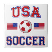 USA-Fußball Fliese (Vorderseite)