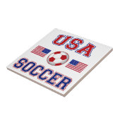 USA-Fußball Fliese (Seite)