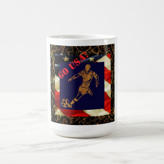 USA FUSSBALL KAFFEETASSE (Mittel)